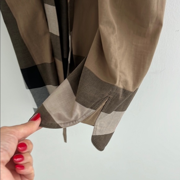 Burberry Women's Plaid Dress - Brown and Black - Picture 7 of 13